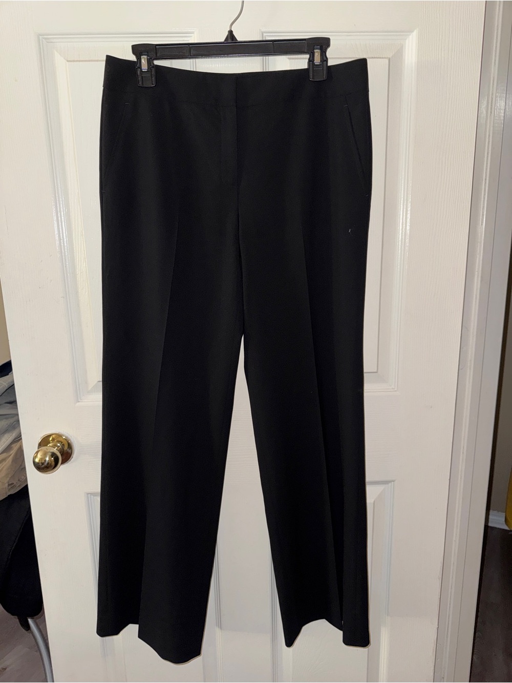 Lafayette 148 Lot of 2 Wool Pants Size 6 Black Navy Work Career Straight Leg